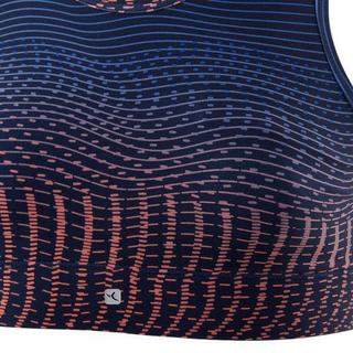 DOMYOS  Reggiseno sportivo ragazza traspirante opaco schiena a vogatore senza coppe sintetico 