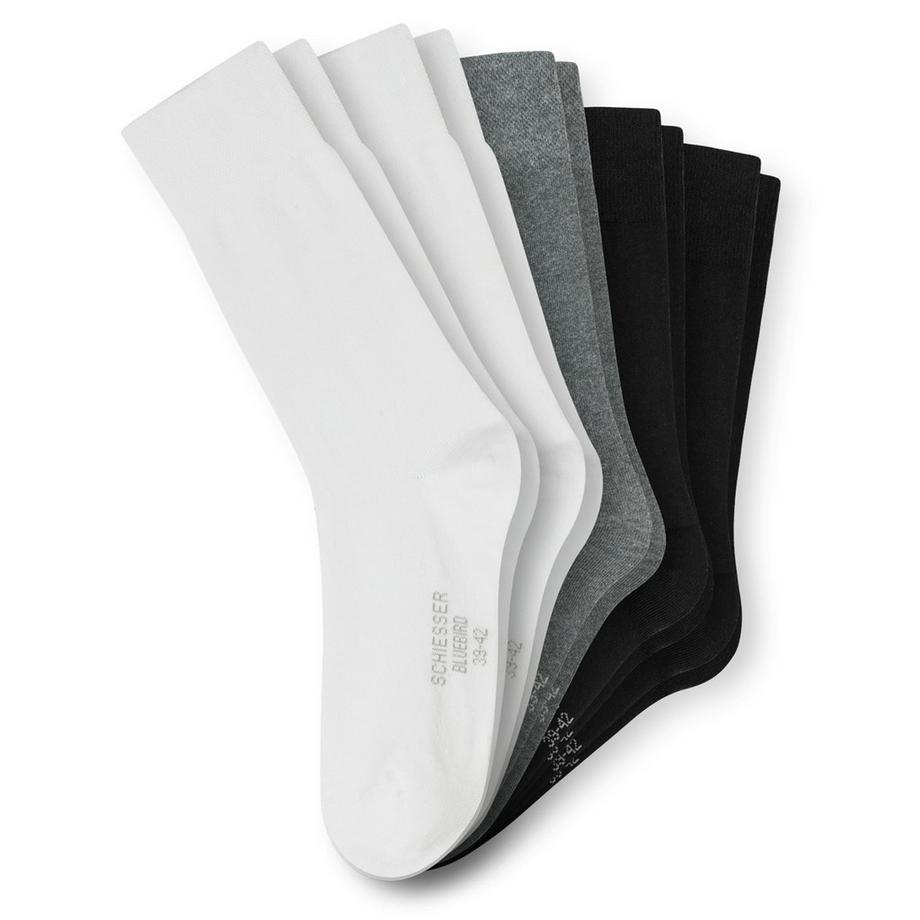 Schiesser  Calzini Uomini Confezione da 5 Vestibilità confortevole-Bluebird 