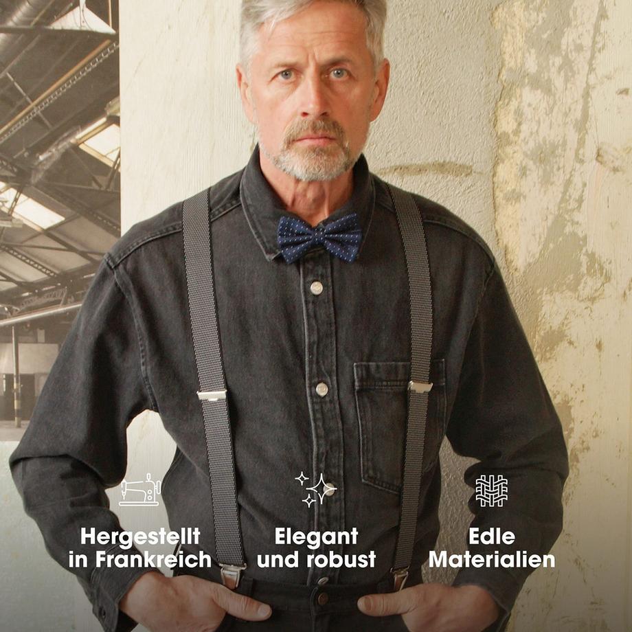 Only-bags.store Breite Vintage Hosenträger  