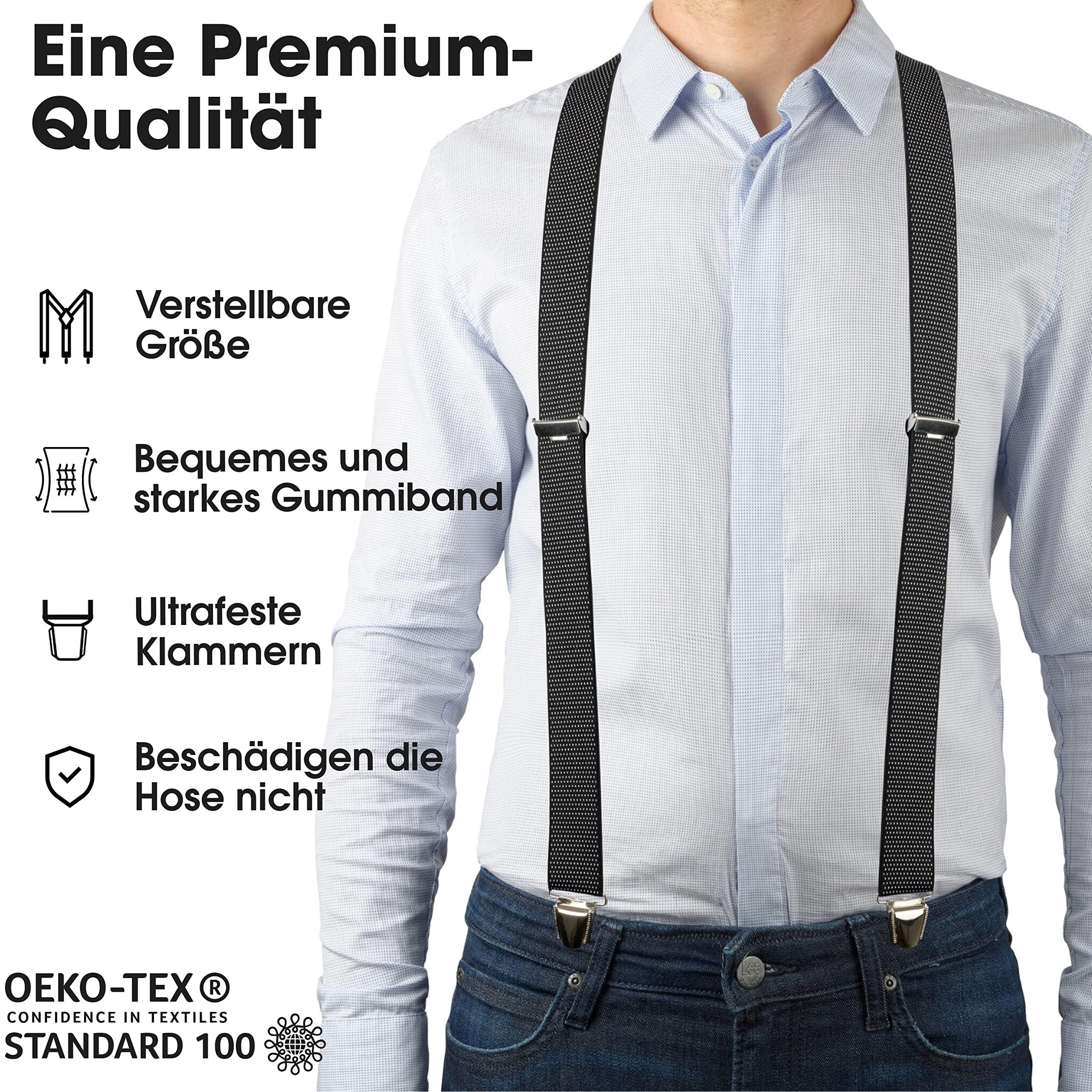 Only-bags.store Breite Vintage Hosenträger  