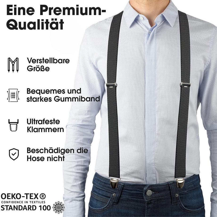 Only-bags.store Breite Vintage Hosenträger  