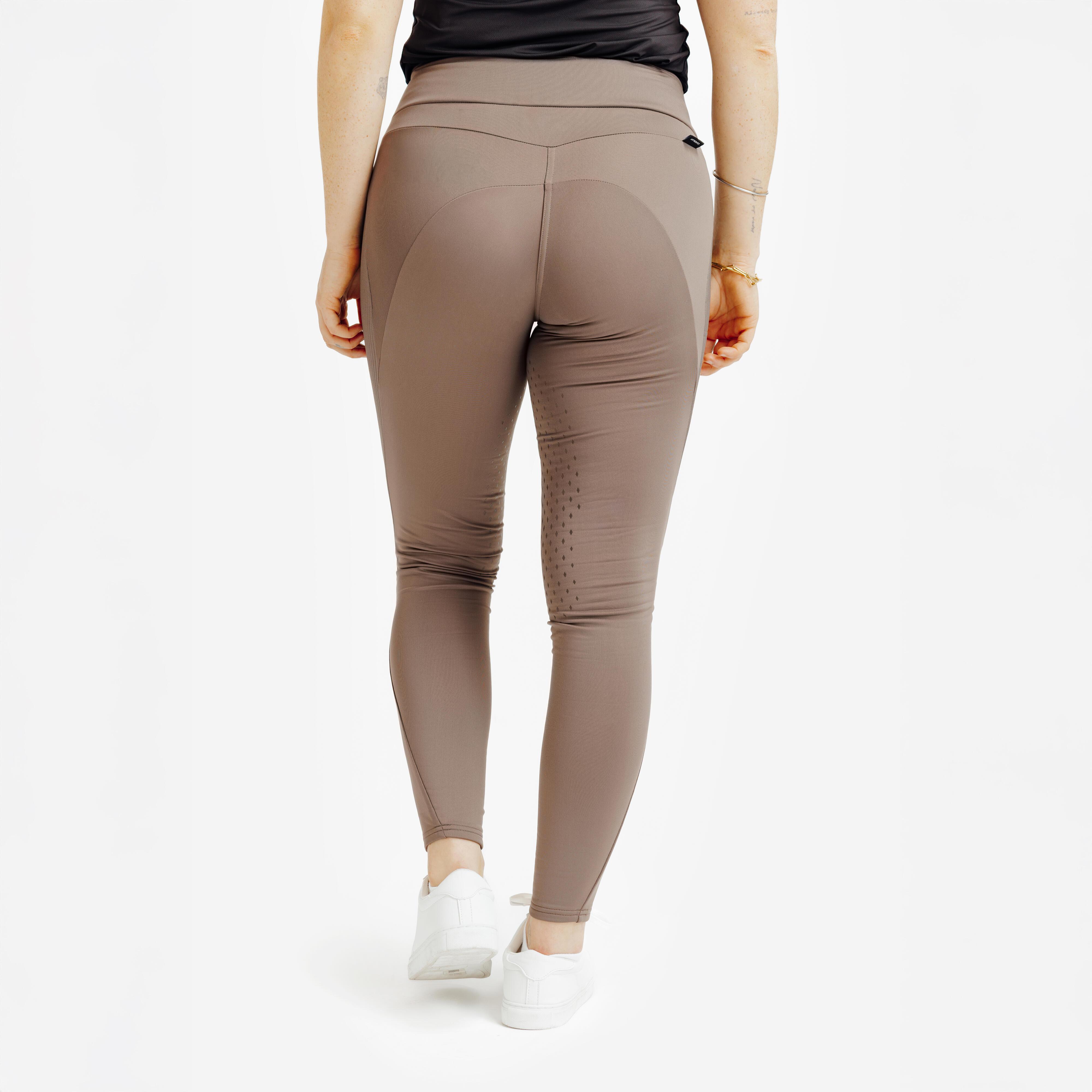 FOUGANZA  Leggings equitazione donna caldo poliestere 