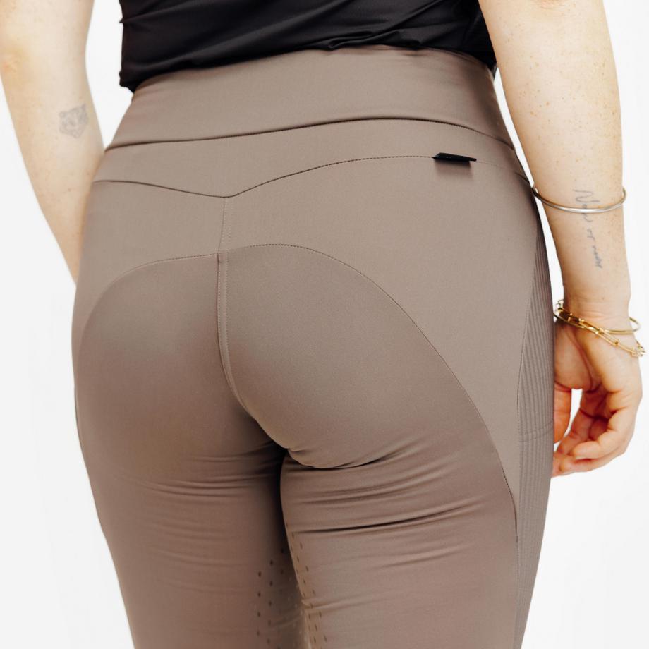 FOUGANZA  Legging femme équitation chaud polyester 