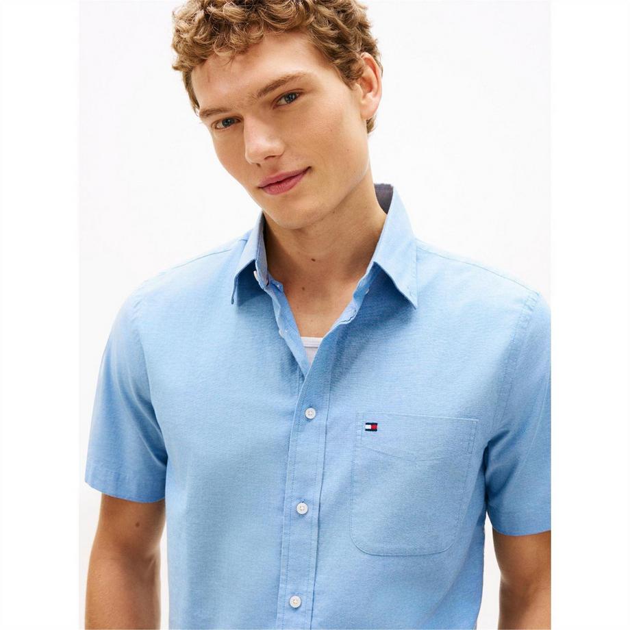 TOMMY HILFIGER  Hemd, Oxford , Kurzärmlig 