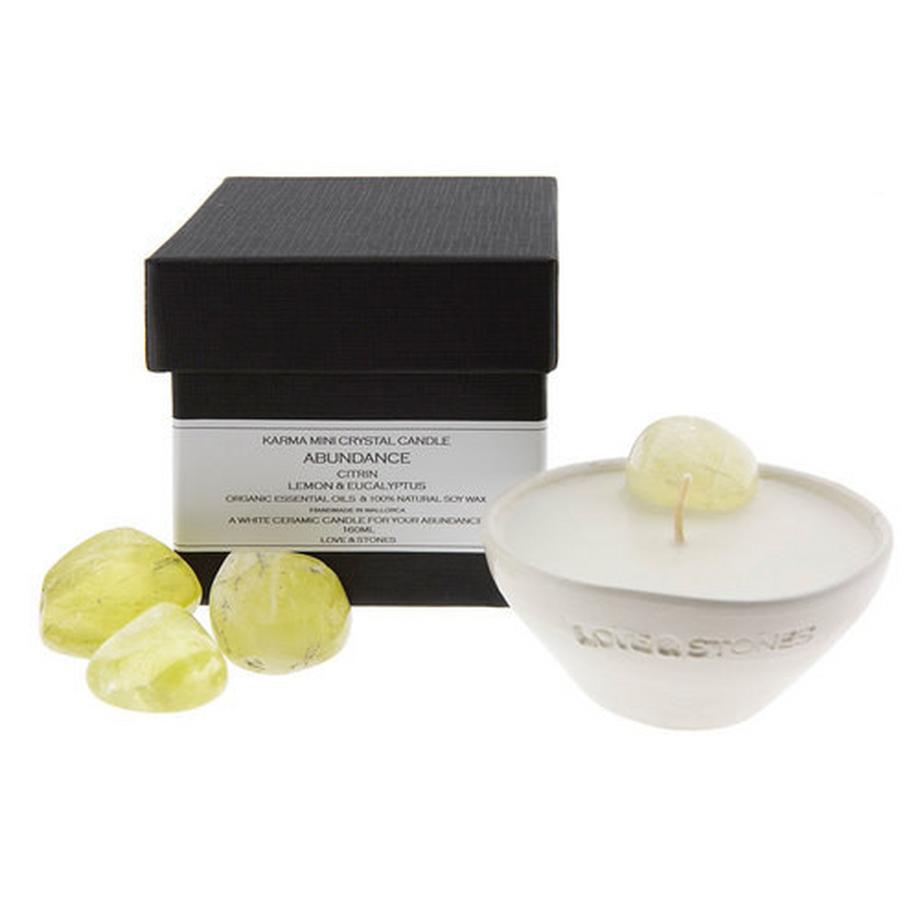 Love&Stones Love&Stones Duftkerze Citrine Abundance S  