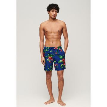 Badeshorts mit Hawaii-Print