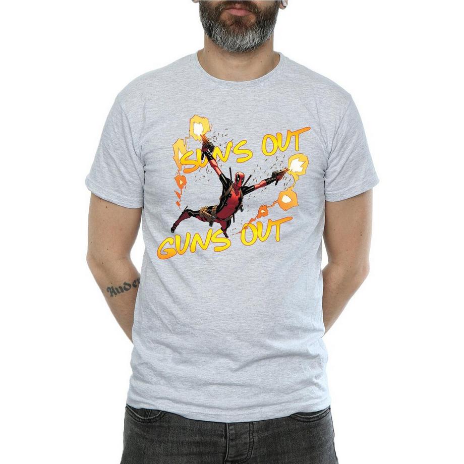 MARVEL Sun's Out Guns Out T-Shirt Stampata  