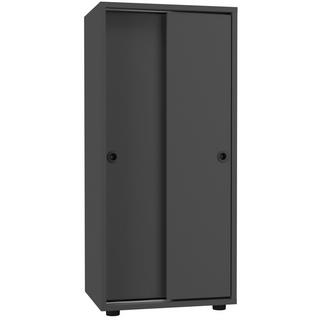 VCM Büroschrank mit 3 Fächern | moderner Aktenschrank mit Schiebetüren | Maße ca. H. 109 x B. 49 x T. 38 cm – Ulas 3-Fach  