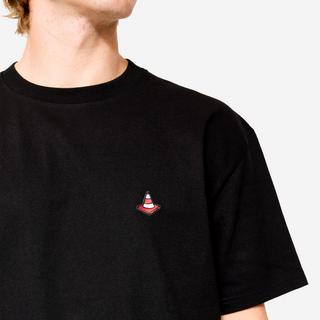 DECATHLON  Kurzarmshirt  Weiter Schnitt Baumwolle Druck 