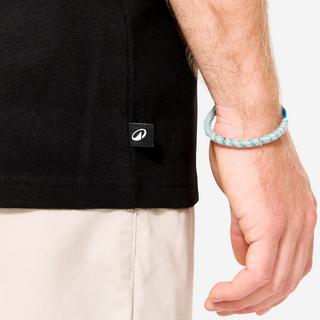 DECATHLON  Kurzarmshirt  Weiter Schnitt Baumwolle Druck 