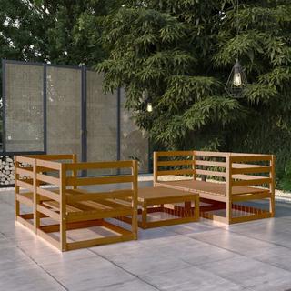 VidaXL Ensemble de meubles de jardin bois de pin  