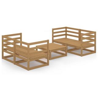 VidaXL Ensemble de meubles de jardin bois de pin  