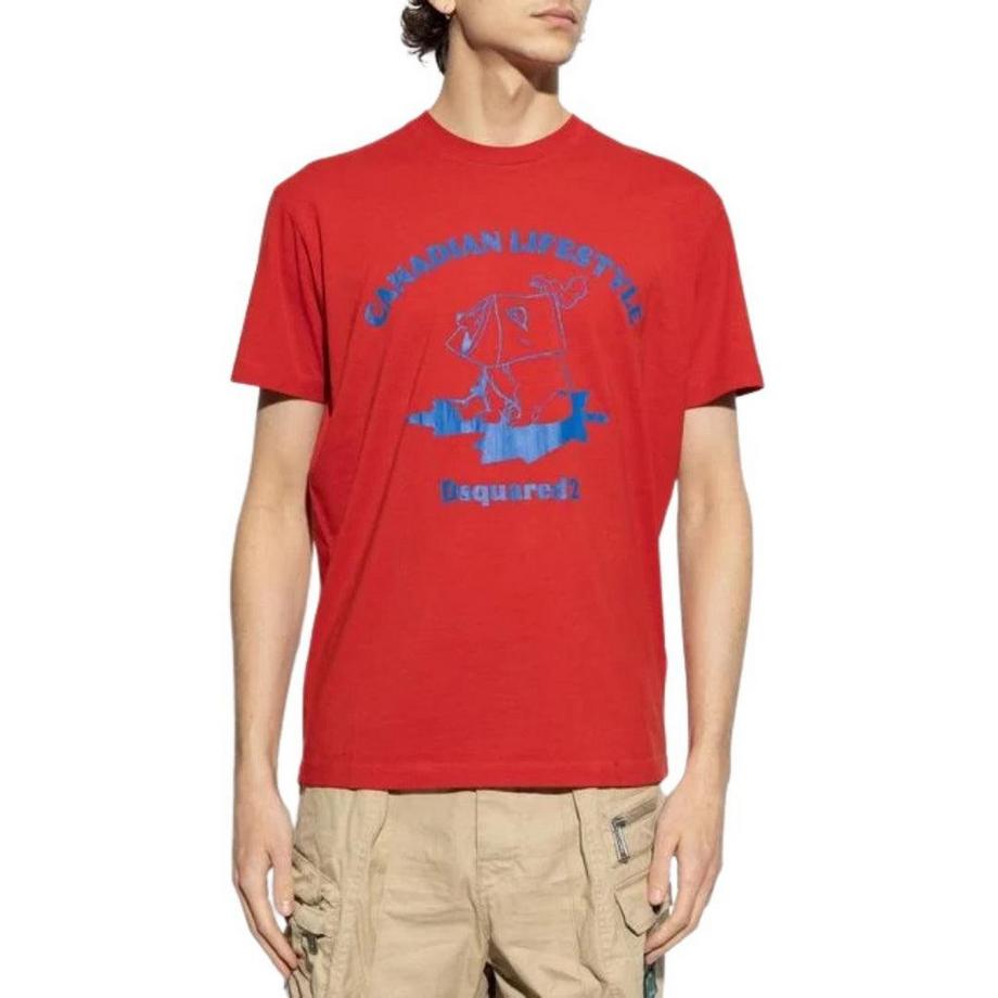 DSQUARED2  Canadian Lifestyle Maglietta Orso 