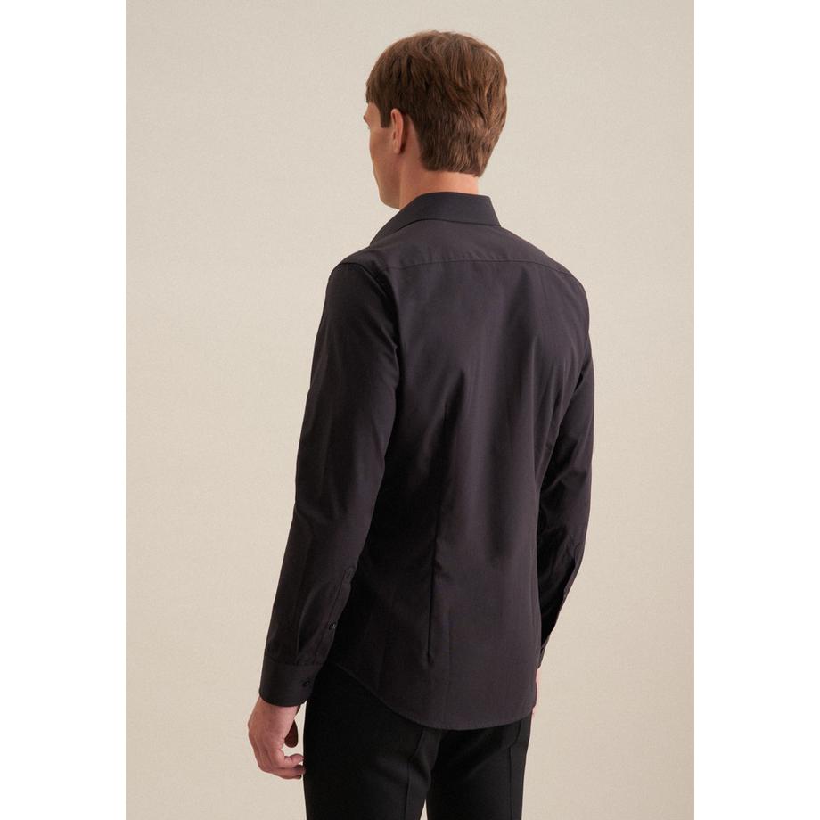 Seidensticker Business Hemd Slim Fit Langarm Uni  