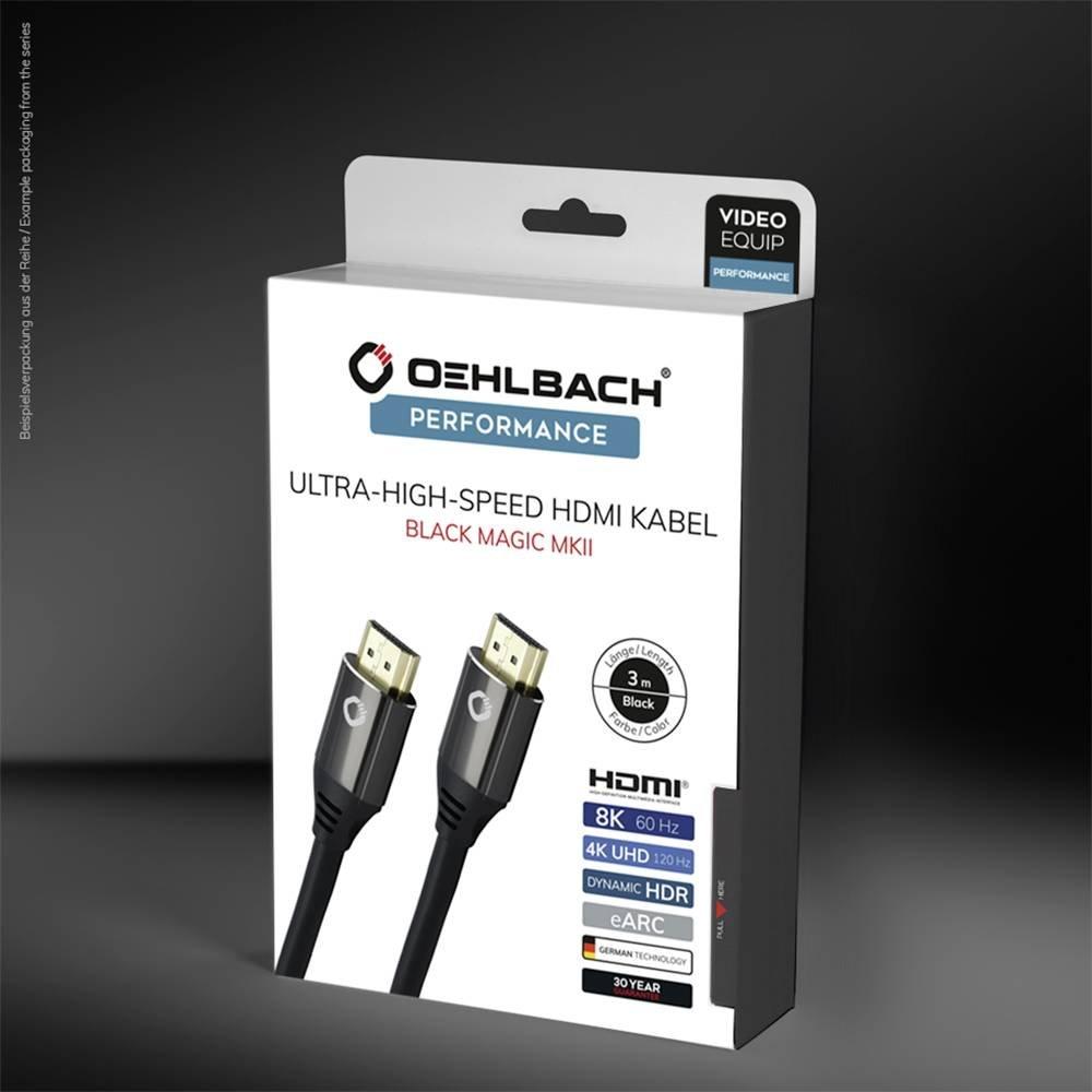 Oehlbach  Oehlbach Câble HDMI Ultra High-Speed Black Magic MKII 