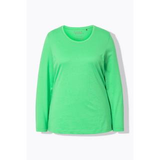 Ulla Popken Maglia Slim Maniche Lunghe Girocollo  