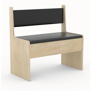 Holz Eckbank Sitzbank Bank mit Truhe Esal Breite 80 cm