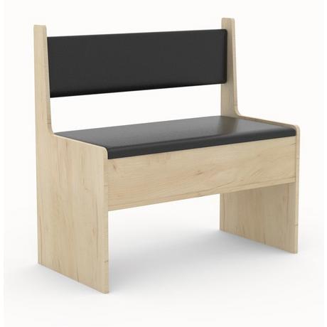 VCM Holz Eckbank Sitzbank Bank mit Truhe Esal Breite 80 cm  