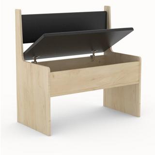 VCM Holz Eckbank Sitzbank Bank mit Truhe Esal Breite 80 cm  