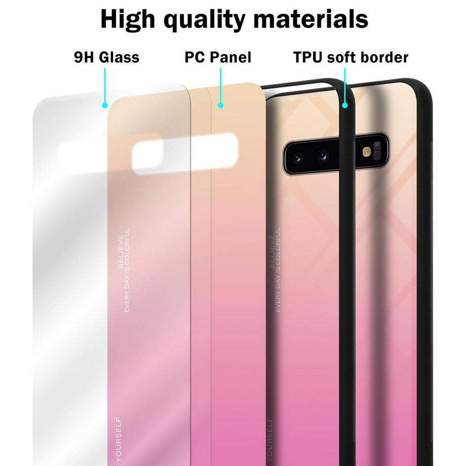 Cadorabo  Hülle für Samsung Galaxy S10 PLUS Zweifarbig 