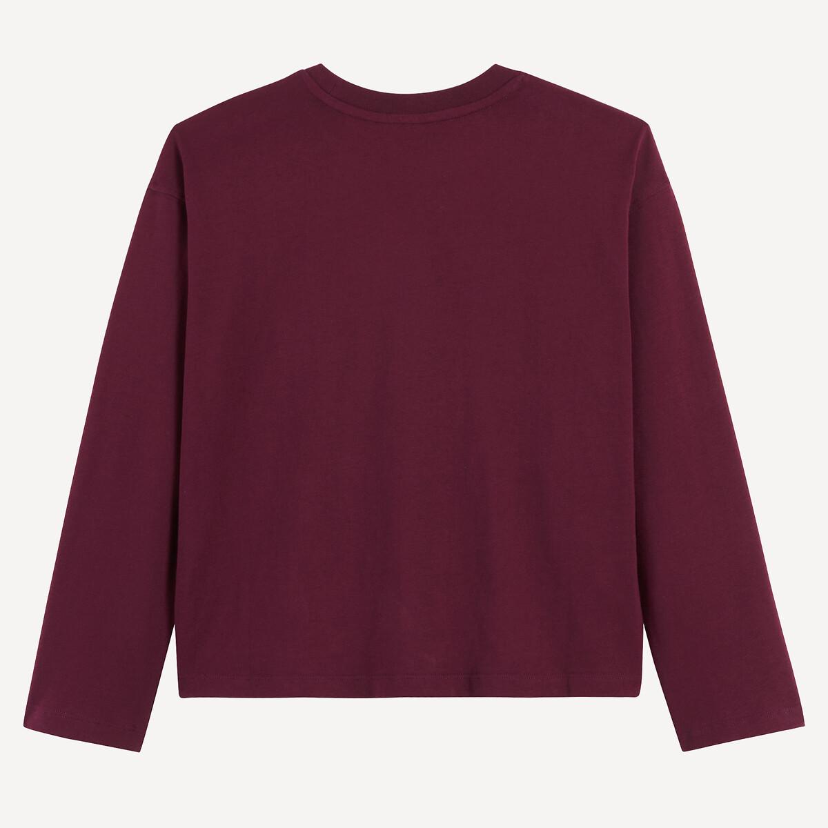 La Redoute Collections  T-shirt manches longues imprimé Amore 