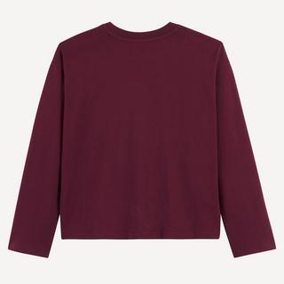 La Redoute Collections  T-shirt manches longues imprimé Amore 