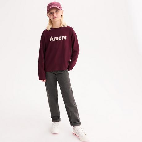 La Redoute Collections  T-shirt manches longues imprimé Amore 