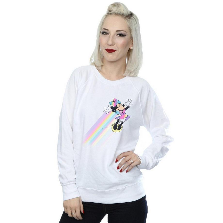 Disney Minnie Maus Regenbogen Sweatshirt  