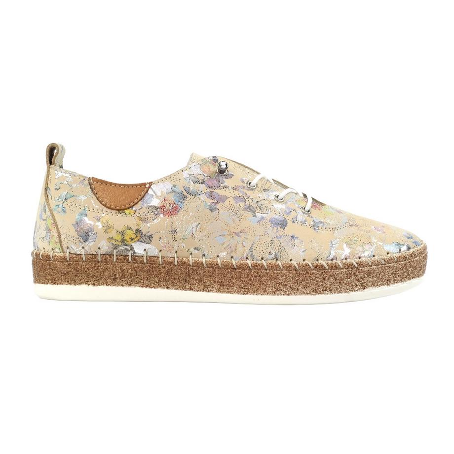 Lunar Iva Scarpe Sportive con Stampa Floreale in Pelle  