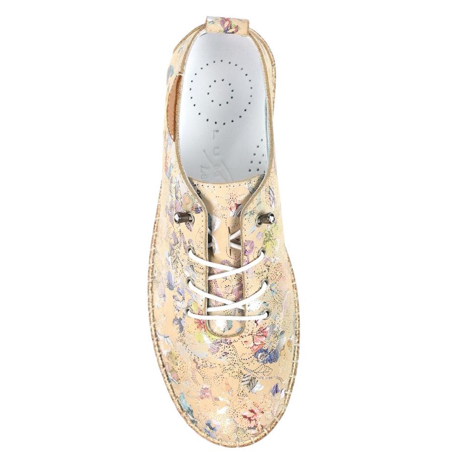 Lunar Iva Scarpe Sportive con Stampa Floreale in Pelle  