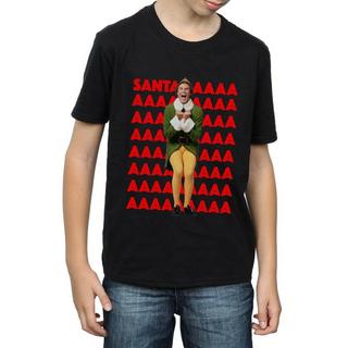 Elf  Buddy Santa Scream TShirt 