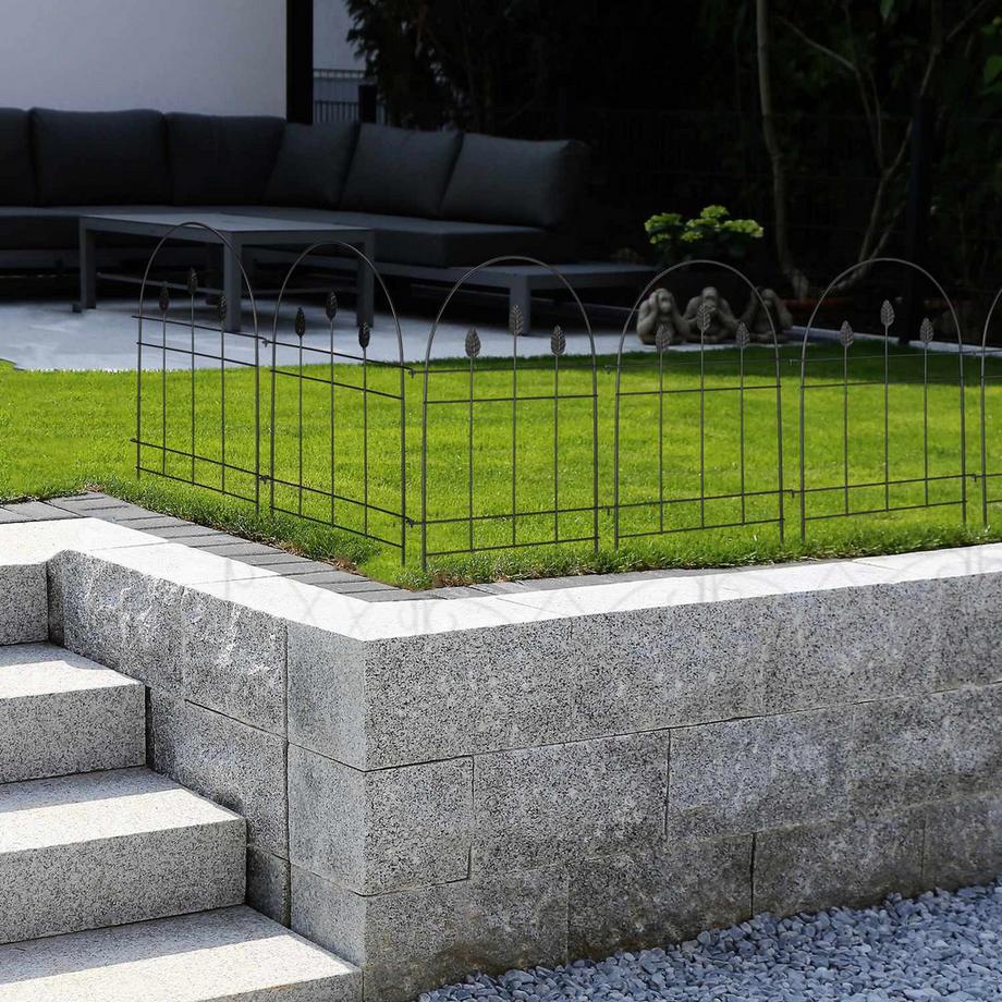 Northio  Metall-Beetzaun in 6 Teilen 