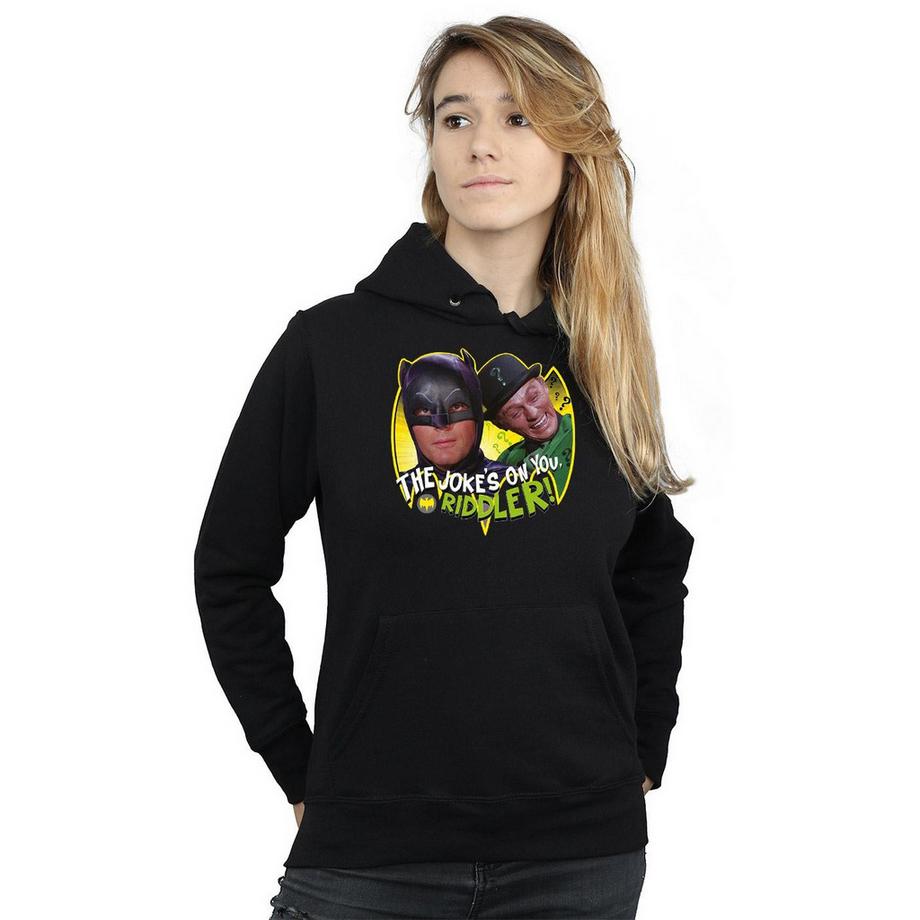 DC COMICS Batman The Jokes On You Riddler Felpa con Cappuccio  