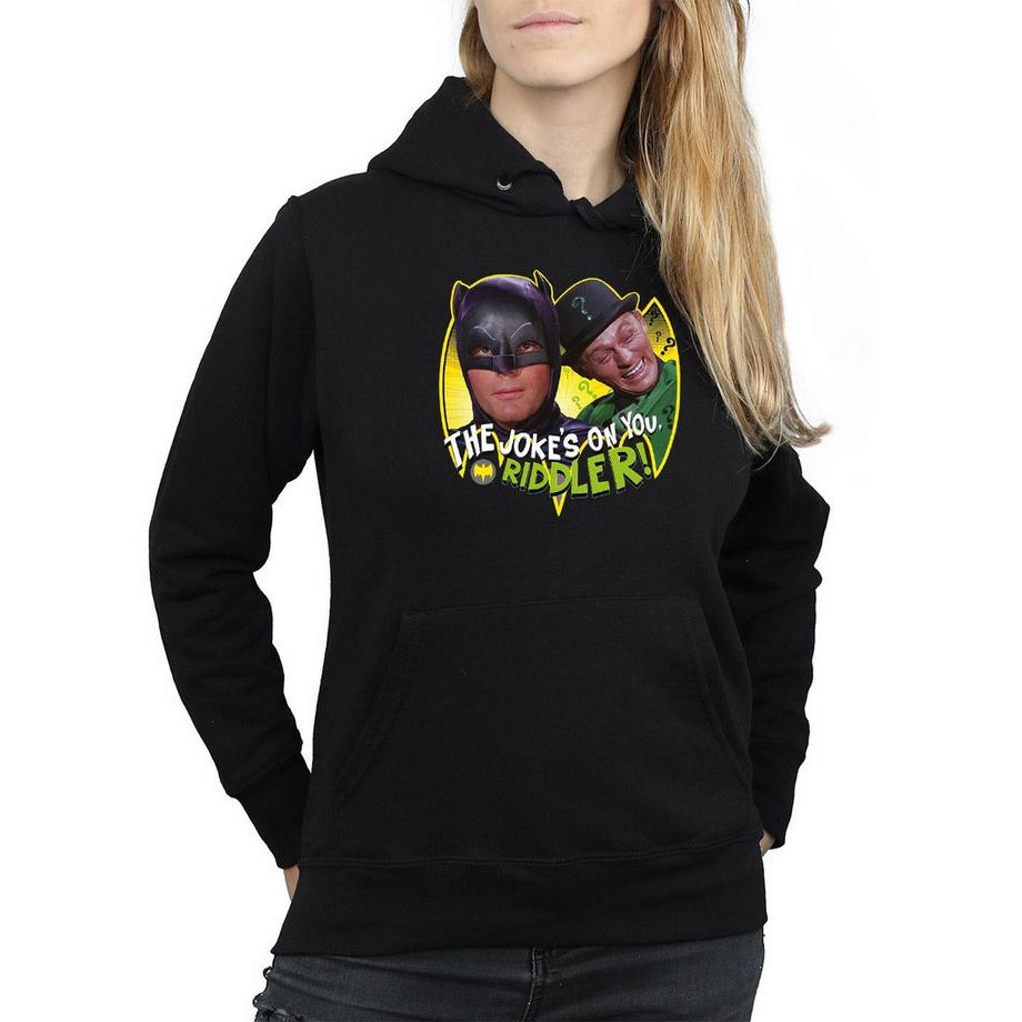 DC COMICS Batman The Jokes On You Riddler Felpa con Cappuccio  