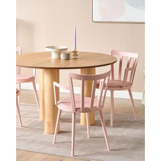 Beliani Esszimmerstuhl 4er Set aus Kunststoff Modern MORILL  