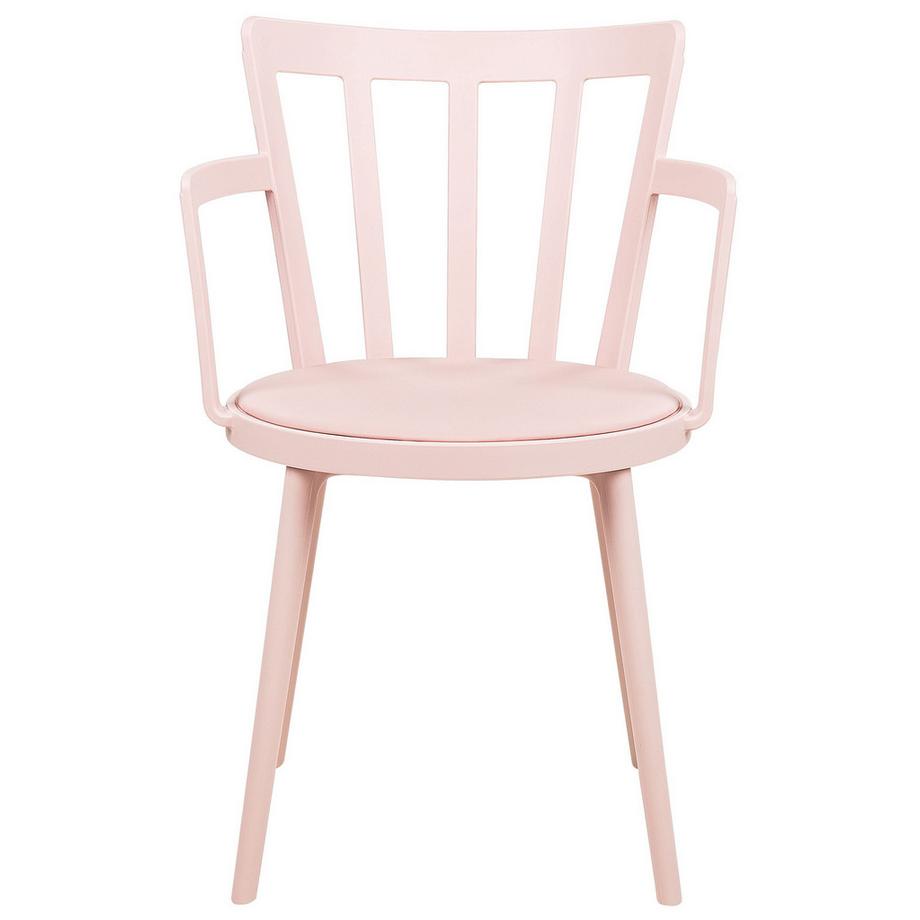 Beliani Set di 4 sedie da pranzo en Materiale sintetico Moderno MORILL  