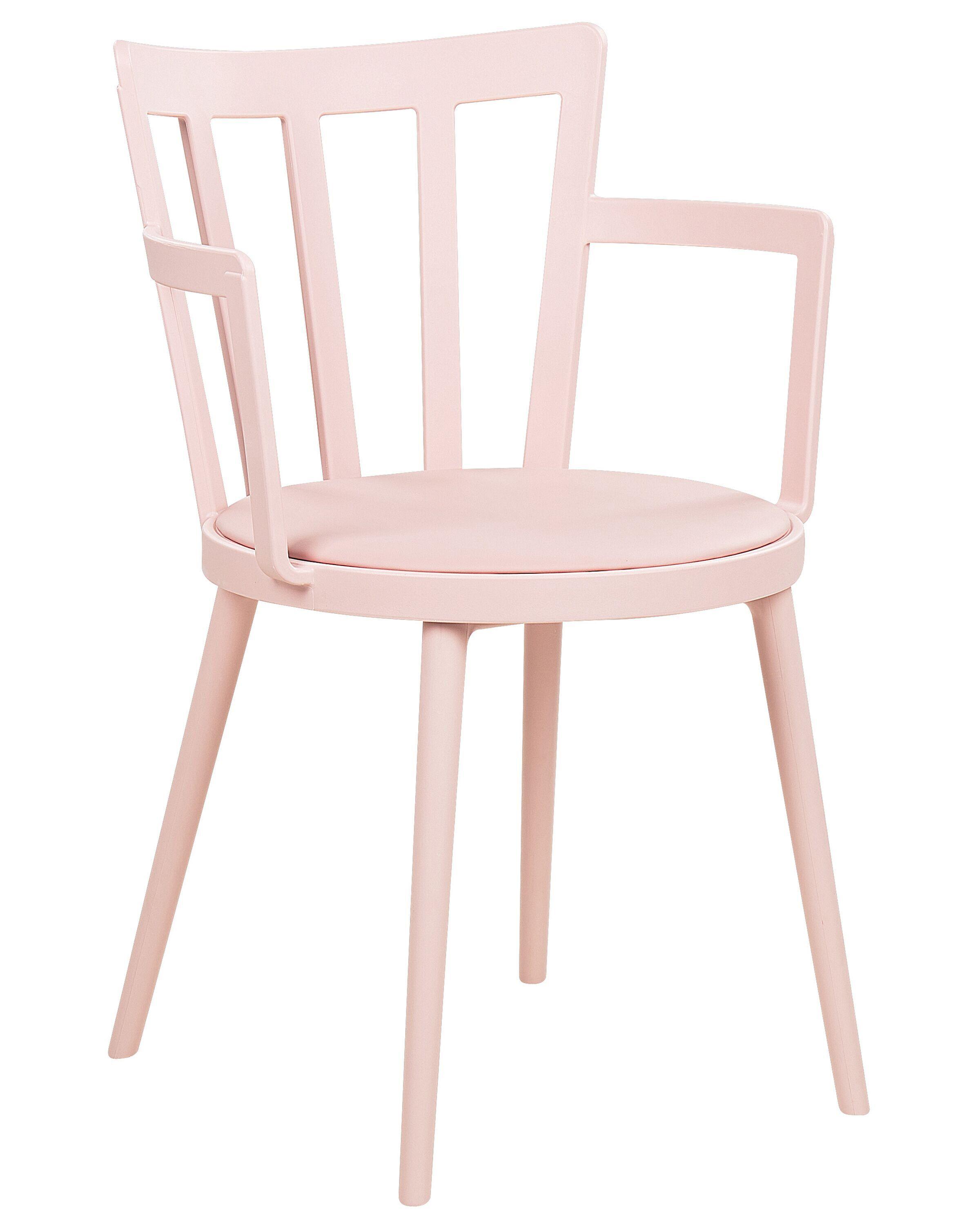 Beliani Set di 4 sedie da pranzo en Materiale sintetico Moderno MORILL  