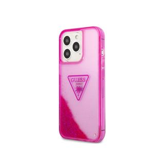 GUESS  Coque iPhone 14 Pro Max Glitter Palm 