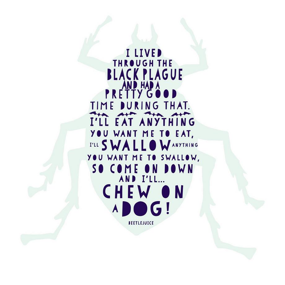 Beetlejuice Beetle Quote T-Shirt  