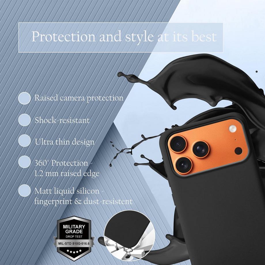 Cadorabo  iPhone 17 PRO Hülle im Liquid Case Design 