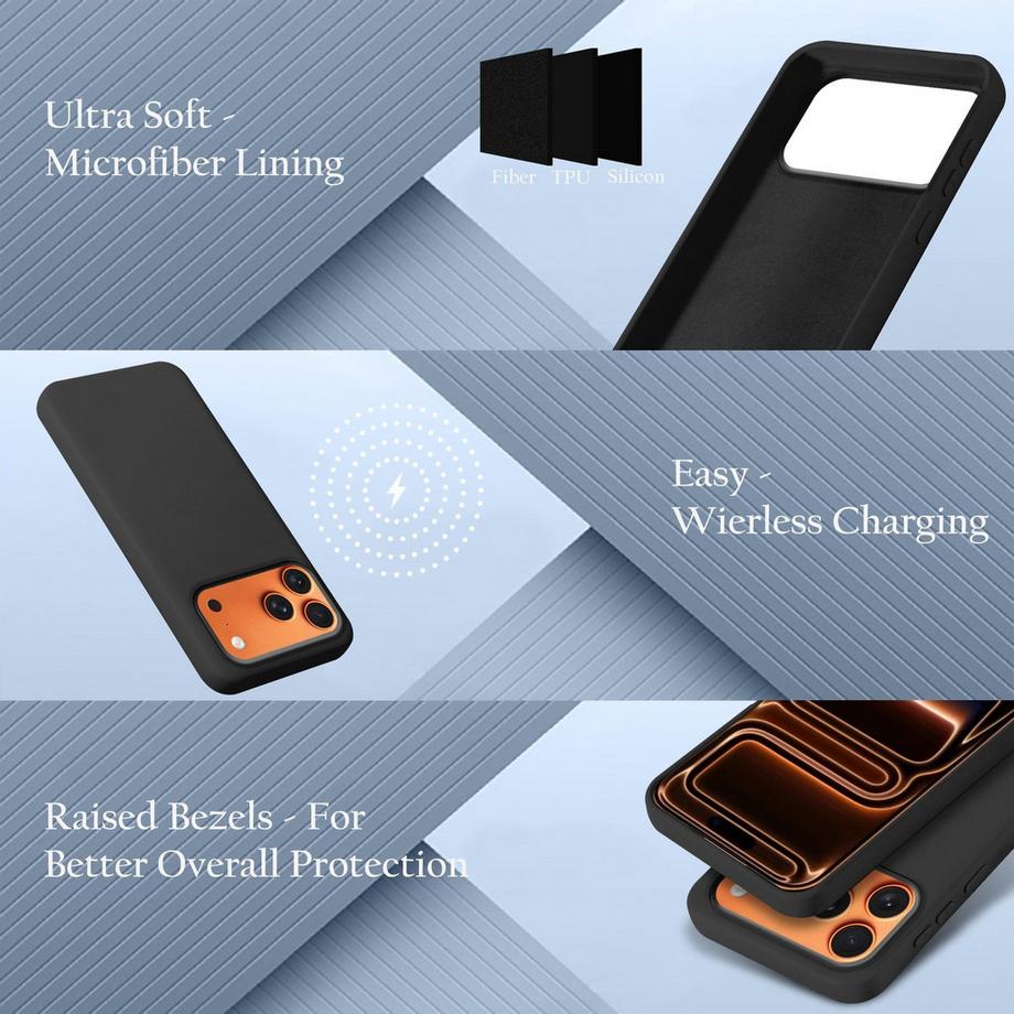 Cadorabo  iPhone 17 PRO Hülle im Liquid Case Design 