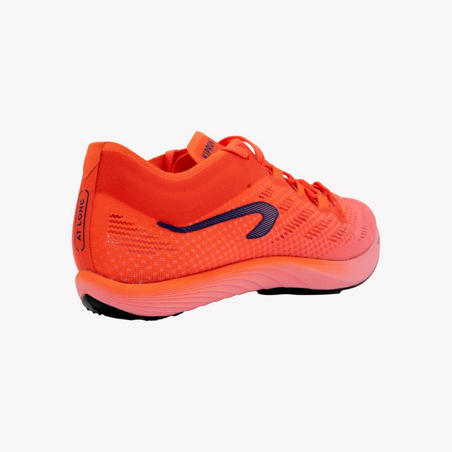 KIPRUN  Chaussures à pointes d'athlétisme longue distance , at long 900 oranges et roses 