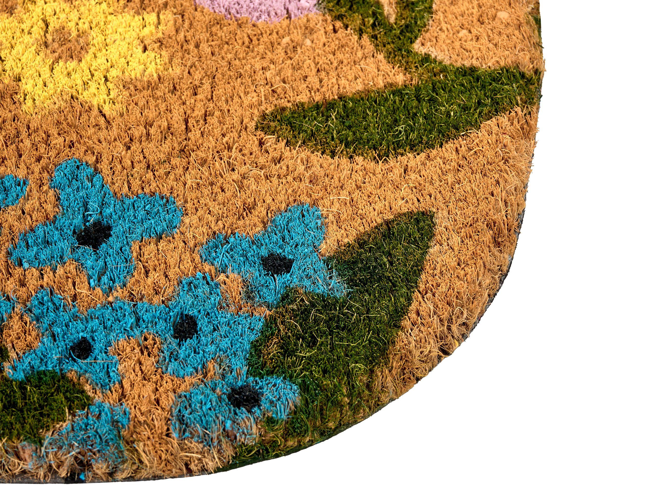 Beliani Paillasson en Fibre de coco Rétro TIBIG  