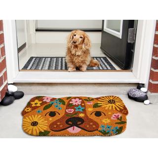 Beliani Paillasson en Fibre de coco Rétro TIBIG  