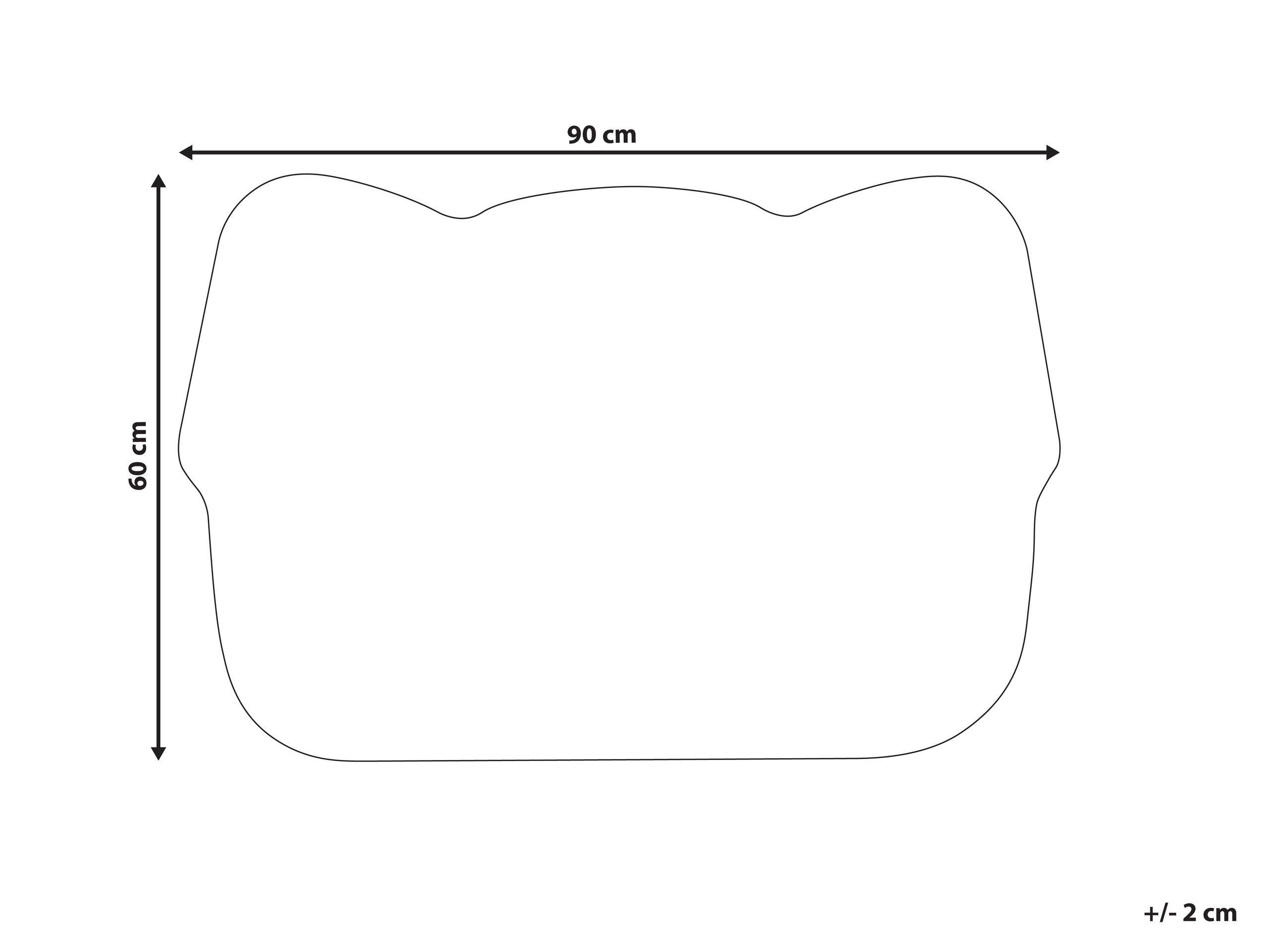 Beliani Paillasson en Fibre de coco Rétro TIBIG  