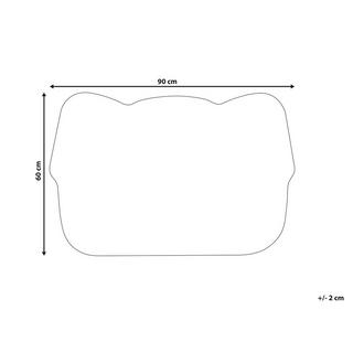 Beliani Paillasson en Fibre de coco Rétro TIBIG  