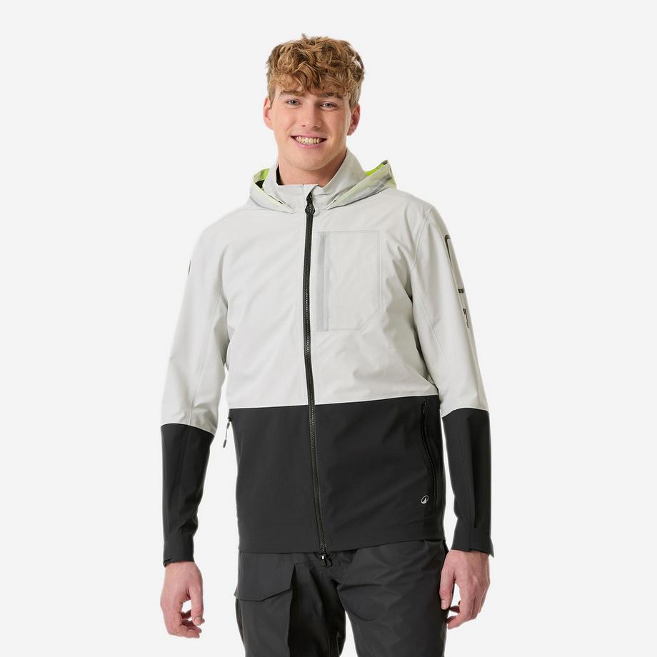 Wasserdichte Segeljacke  - Regenjacke Sailing 900 light hellgrau