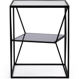 mutoni Table basse Hydra noir 40x40x50  