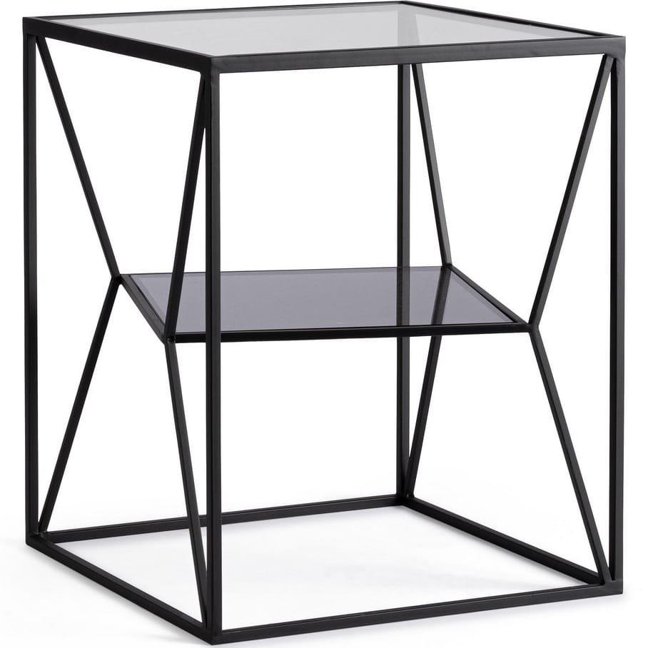 mutoni Table basse Hydra noir 40x40x50  