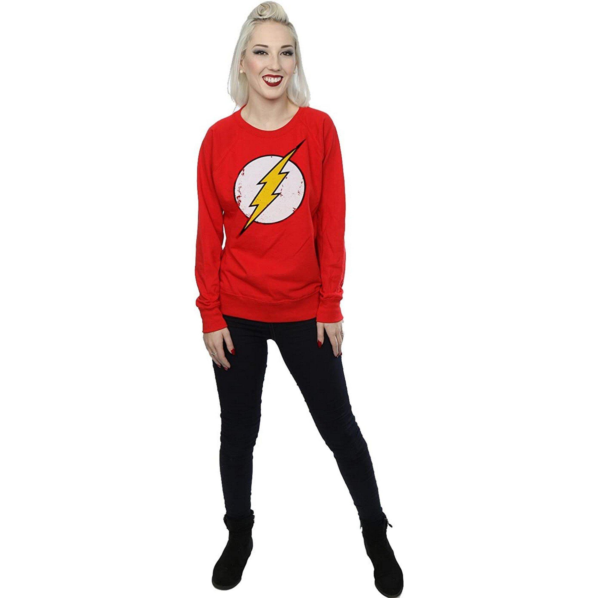 The Flash Logo Rundhals-Sweatshirt  